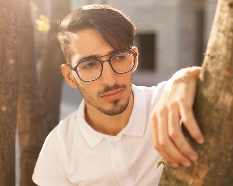 Lunettes et documents de remboursement santé
